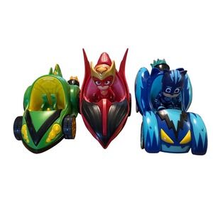 PJ Masks Catboy Owlette Gekko Race Cars Figures Set Toy Kids
